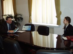 Встреча Главы города Романова И.В. с Юлией Захаровой