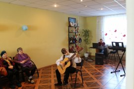 Концерт, посвященный  Дню защитника Отечества для граждан пожилого возраста и инвалидов