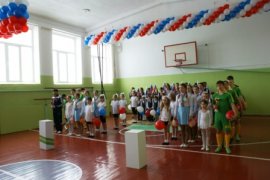 В осинниковской школе №33 (п. Тайжина) после капитального ремонта открылся спортивный блок