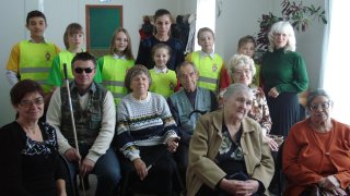 Проведение Международного дня белой трости Осинниковской местной  организацией Всероссийского общества слепых.